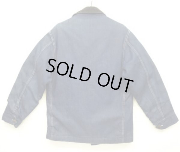 画像4: 60'S POWR HOUSE 裏地キルティング デニム カバーオール インディゴ USA製 (VINTAGE)