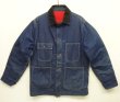 画像1: 60'S POWR HOUSE 裏地キルティング デニム カバーオール インディゴ USA製 (VINTAGE)