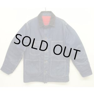 画像: 60'S POWR HOUSE 裏地キルティング デニム カバーオール インディゴ USA製 (VINTAGE)