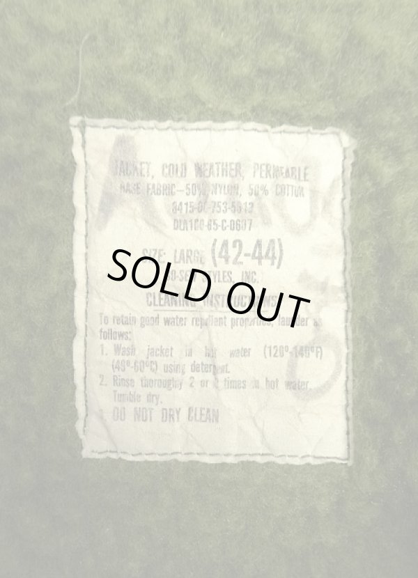 画像2: 80'S アメリカ軍 US NAVY "A-2" デッキジャケット ミリタリーグリーン (VINTAGE)