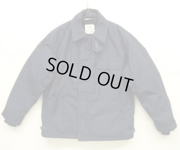 画像1: 90'S アメリカ軍 US NAVY "A-2" アラミド デッキジャケット ネイビー (VINTAGE)