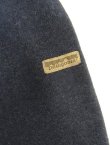 画像5: 02'S PATAGONIA ハーフジップ レザートリム ニット ネイビー USA製 (VINTAGE)