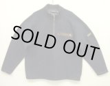 画像: 02'S PATAGONIA ハーフジップ レザートリム ニット ネイビー USA製 (VINTAGE)