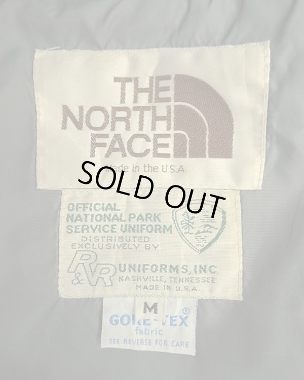 画像2: 80'S THE NORTH FACE "NATIONAL PARK SERVICE" 茶タグ ゴアテックス パーカー オリーブ USA製 (VINTAGE)