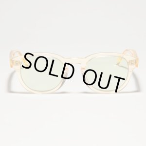 画像: H OPTICAL "H-02" アイウェア シャンパン/ライトグリーンレンズ (NEW)