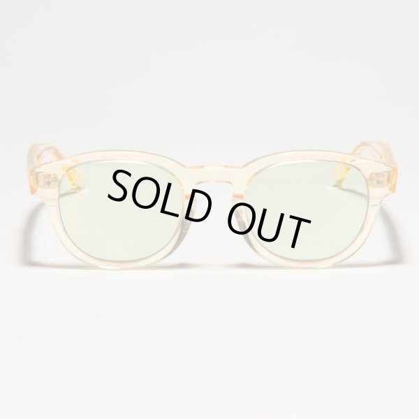 画像1: H OPTICAL "H-02" アイウェア シャンパン/ライトグリーンレンズ (NEW)