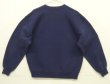 画像4: 90'S RUSSELL ATHLETIC 前Vガゼット付き クルーネック スウェットシャツ ネイビー USA製 (VINTAGE)