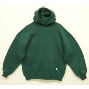 画像: 90'S RUSSELL ATHLETIC プルオーバー スウェットパーカー フォレストグリーン USA製 (VINTAGE)