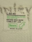 画像2: 80'S SEARS サーマル 長袖 Tシャツ ホワイト USA製 (VINTAGE)