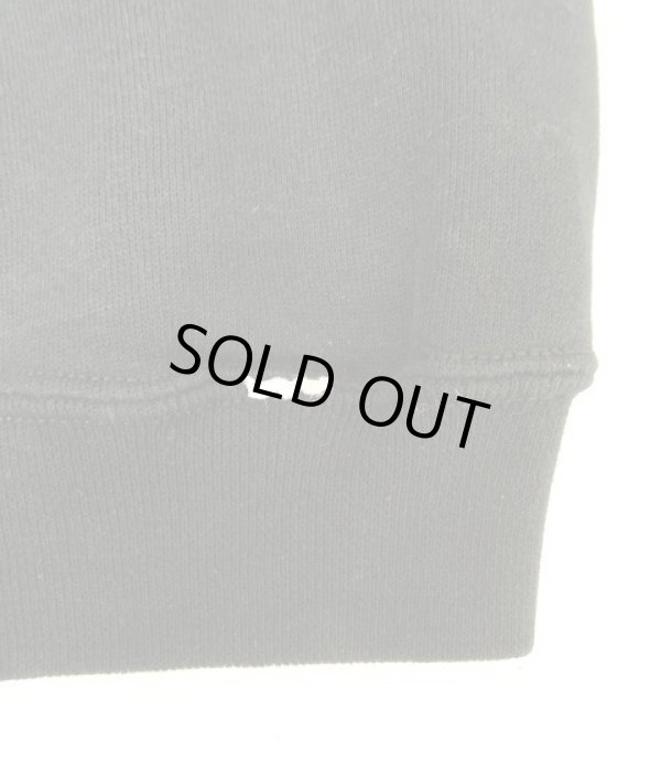 画像3: 90'S RUSSELL ATHLETIC 前Vガゼット付き クルーネック スウェットシャツ ブラック メキシコ製 (VINTAGE)