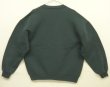 画像4: 90'S RUSSELL ATHLETIC 前Vガゼット付き クルーネック スウェットシャツ ダークグリーン USA製 (VINTAGE)