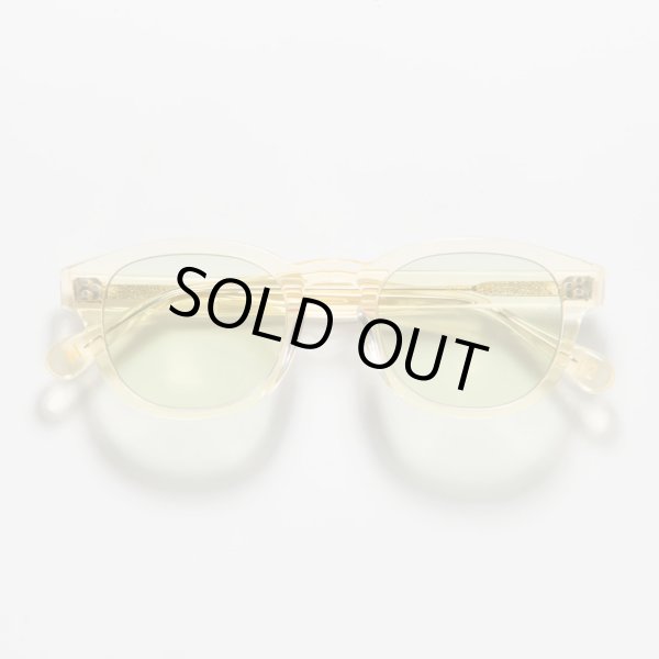 画像2: H OPTICAL "H-02" アイウェア シャンパン/ライトグリーンレンズ (NEW)