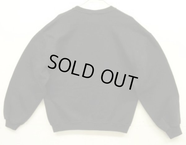 画像4: 90'S RUSSELL ATHLETIC 前Vガゼット付き クルーネック スウェットシャツ ブラック メキシコ製 (VINTAGE)