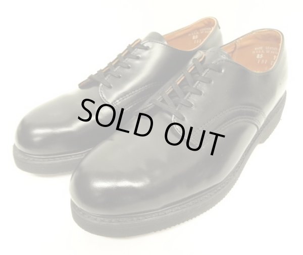 画像1: 90'S CAROLINA SHOE レザー ポストマンシューズ ブラック USA製 (DEADSTOCK)