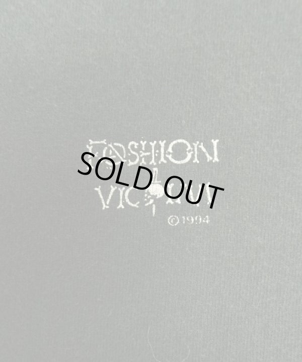 画像7: 90'S FASHION VICTIM 袖＆両面プリント 長袖 Tシャツ ブラック USA製 (VINTAGE)