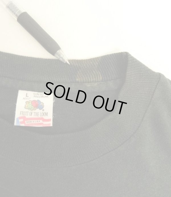 画像9: 90'S FASHION VICTIM 袖＆両面プリント 長袖 Tシャツ ブラック USA製 (VINTAGE)