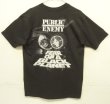 画像5: 90'S PUBLIC ENEMY "FEAR OF A BLACK PLANET" シングルステッチ 両面プリント 半袖 Tシャツ ブラック USA製 (VINTAGE)