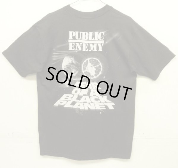 画像5: 90'S PUBLIC ENEMY "FEAR OF A BLACK PLANET" シングルステッチ 両面プリント 半袖 Tシャツ ブラック USA製 (VINTAGE)