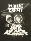 画像6: 90'S PUBLIC ENEMY "FEAR OF A BLACK PLANET" シングルステッチ 両面プリント 半袖 Tシャツ ブラック USA製 (VINTAGE)