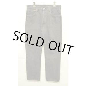 画像: 90'S LEVIS 501 デニム 先染めブラック W33L30 USA製 (VINTAGE)