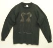 画像1: 90'S WILLIAM WEGMAN "ARC" 長袖 Tシャツ ブラック USA製 (VINTAGE)