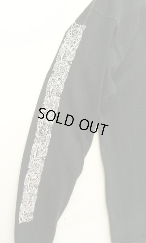 画像4: 90'S FASHION VICTIM 袖＆両面プリント 長袖 Tシャツ ブラック USA製 (VINTAGE)