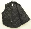 画像3: 80'S BIG SMITH 三角タグ キルティングベスト ブラック USA製 (DEADSTOCK)
