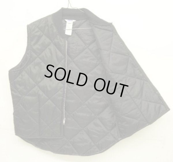 画像3: 80'S BIG SMITH 三角タグ キルティングベスト ブラック USA製 (DEADSTOCK)