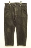 画像1: 90'S LEVIS 501 デニム ブラック USA製 W36L32 (VINTAGE)