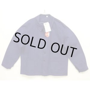 画像: 60'S KONECO ワークジャケット カバーオール インクブルー (DEADSTOCK)