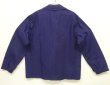 画像6: 60'S KONECO ワークジャケット カバーオール インクブルー (DEADSTOCK)