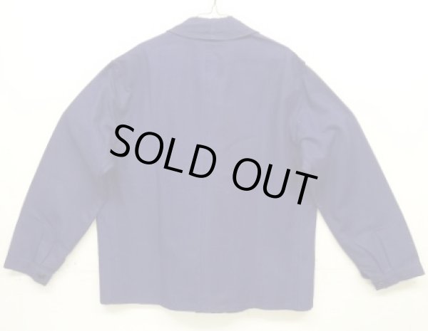 画像6: 60'S KONECO ワークジャケット カバーオール インクブルー (DEADSTOCK)