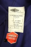 画像3: 60'S KONECO ワークジャケット カバーオール インクブルー (DEADSTOCK)