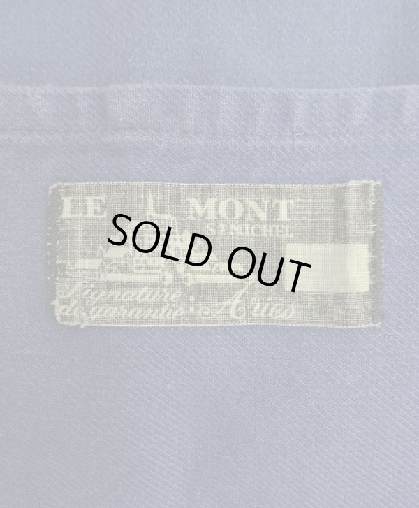 画像2: 60'S LE MONT ST MICHAEL ワークジャケット カバーオール フェードブルー (VINTAGE)