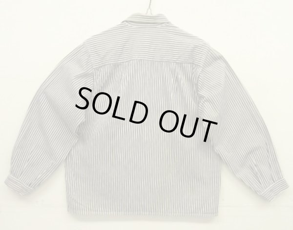 画像5: 50'S ユーロワーク Vポケット ショート丈 ワークジャケット カバーオール ストライプ (VINTAGE)