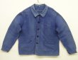 画像1: 60'S LE MONT ST MICHAEL ワークジャケット カバーオール フェードブルー (VINTAGE)