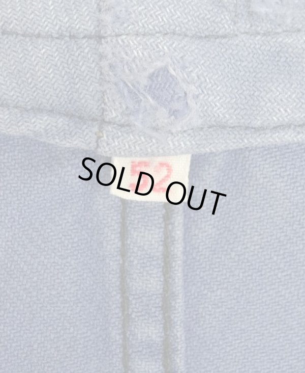 画像3: 60'S LE MONT ST MICHAEL ワークジャケット カバーオール フェードブルー (VINTAGE)