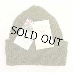 画像: HIGHLAND 2000 ウール ワッチキャップ オリーブ イングランド製 (NEW) 