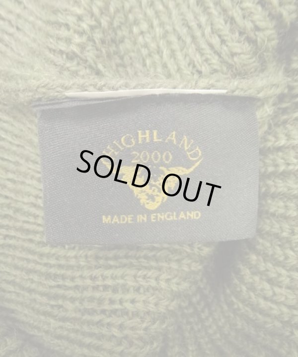 画像2: HIGHLAND 2000 ウール ワッチキャップ オリーブ イングランド製 (NEW) 