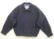 画像1: 90'S EDDIE BAUER 白タグ ピーチスキン チンスト付き ドリズラージャケット ネイビー (VINTAGE)