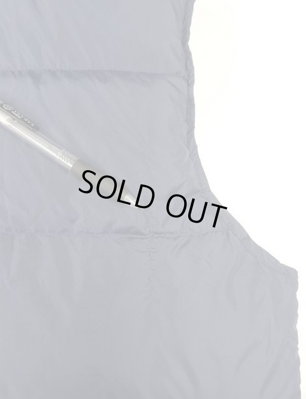 画像4: 90'S EDDIE BAUER 黒タグ グースダウン ダウンベスト ネイビー (VINTAGE)