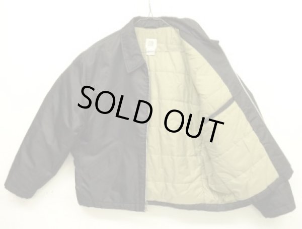 画像3: 00'S GAP 旧タグ 裏地キルティング ナイロン ドリズラージャケット ブラック (VINTAGE)