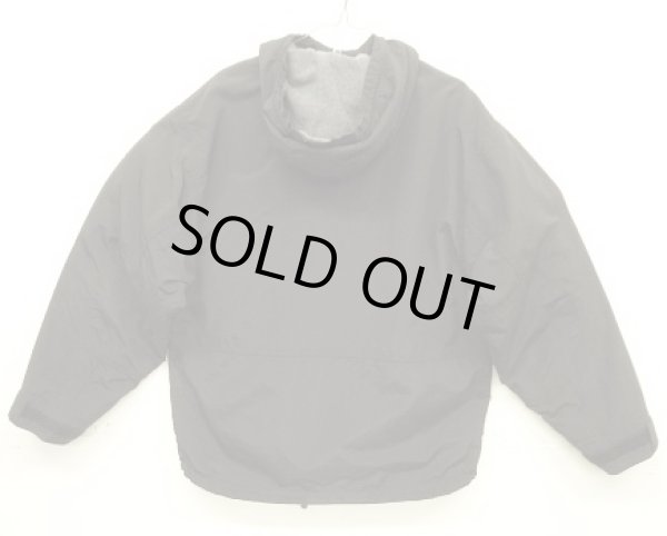 画像4: 00'S GAP 旧タグ 裏地フリース ナイロン アノラック ブラック (VINTAGE)