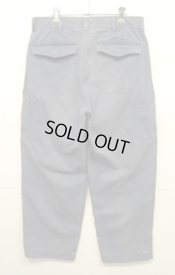 画像3: 90'S RALPH LAUREN コットンピケ ユーティリティパンツ ブルー (VINTAGE)