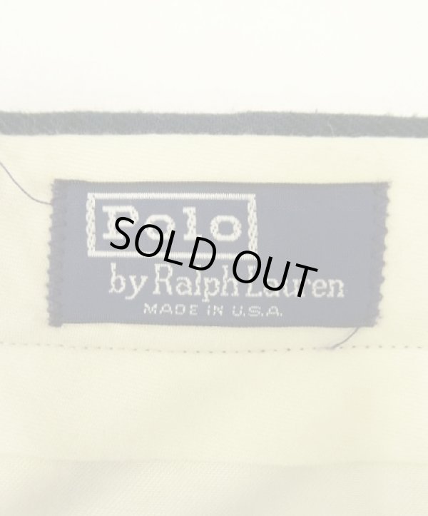 画像2: 90'S RALPH LAUREN ツープリーツ ウール セレモニーパンツ チェック柄 USA製 (VINTAGE)