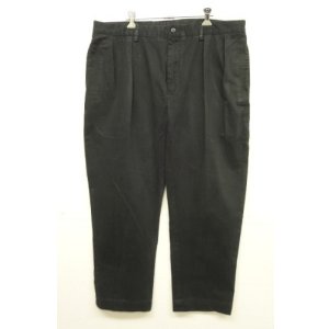 画像: 90'S RALPH LAUREN "ETHAN PANT" ツープリーツ チノパンツ ブラック (VINTAGE)
