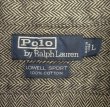 画像2: 90'S RALPH LAUREN "LOWELL SPORT" ヘリンボーン 長袖 シャツ チャコールグレー (VINTAGE)