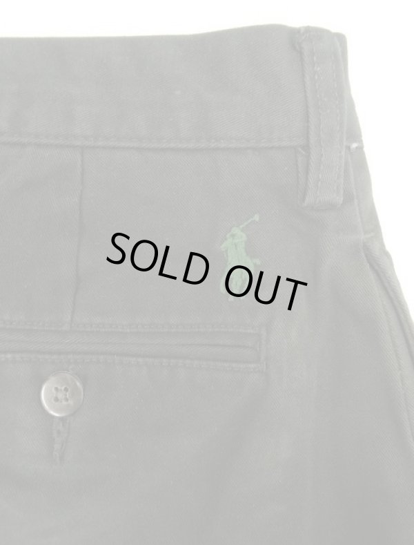 画像4: 90'S RALPH LAUREN "ETHAN PANT" ツープリーツ チノパンツ ブラック (VINTAGE)