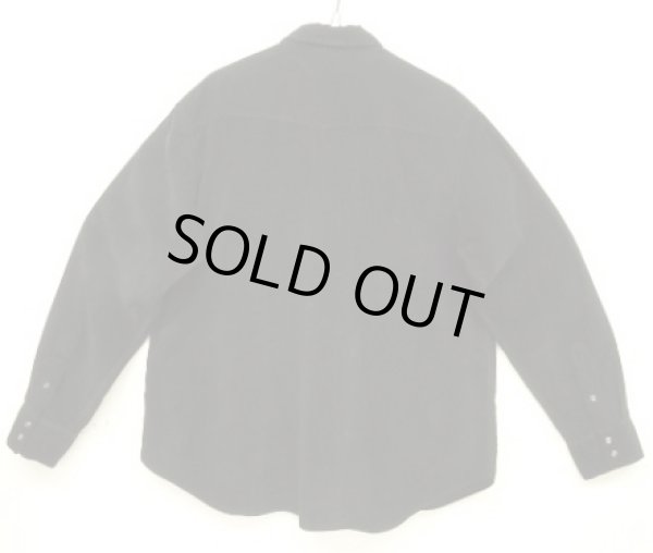 画像3: 90'S RALPH LAUREN "CLASSIC WESTERN" コーデュロイ 長袖 ウエスタンシャツ ブラック (VINTAGE)