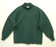 画像1: 90'S NIKE 白タグ タートルネック 長袖 Tシャツ ダークグリーン USA製 (VINTAGE)
